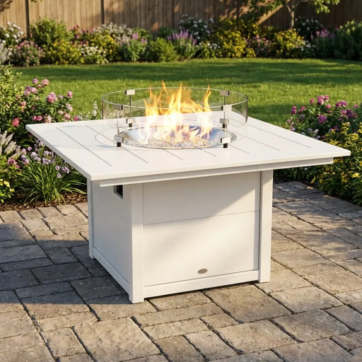 Square 42" Fire Pit Table (Vintage) - The Great Escape