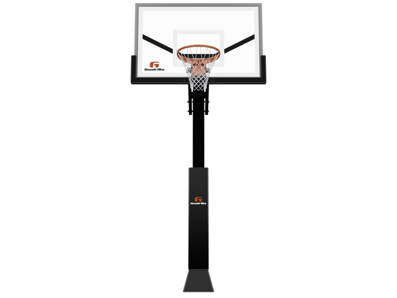 Goalrilla Clear View 60 System W/ Universal Pole Pad & Backboard Pad - The Great Escape