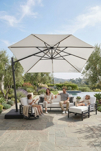 Bar Height Umbrella Bottom Pole — The Great Escape