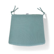 Picture of dining seat pad in canvas seaglass