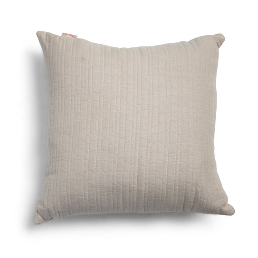 Picture of Milla Flax Beige Quilted Throw Pillow