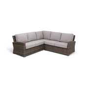 Woodridge 3 Piece Sectional Group Canvas Steel - The Great Escape