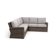 Woodridge 3 Piece Sectional Group Canvas Steel - The Great Escape
