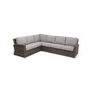 Woodridge 4 Piece Sectional Group Canvas Steel - The Great Escape