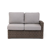 Woodridge Left Arm Loveseat Section Canvas Steel - The Great Escape