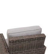 Woodridge Lounge Chair Canvas Steel - The Great Escape