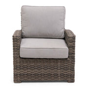 Woodridge Lounge Chair Canvas Steel - The Great Escape