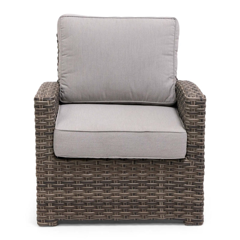 Woodridge Lounge Chair Canvas Steel - The Great Escape