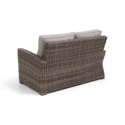 Woodridge Loveseat Canvas Steel - The Great Escape