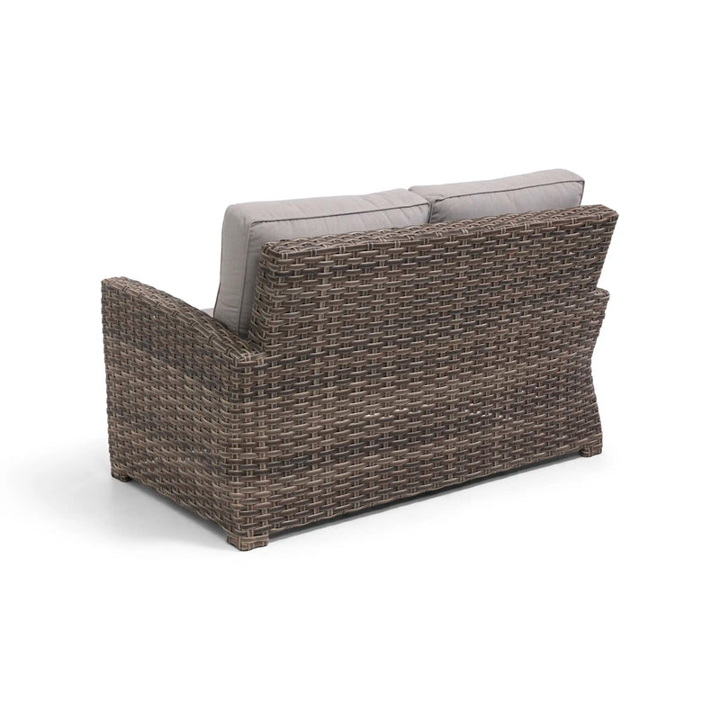 Woodridge Loveseat Canvas Steel - The Great Escape