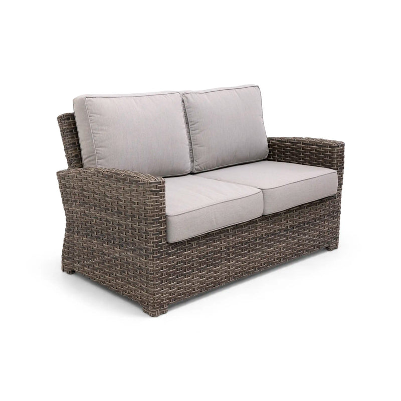 Woodridge Loveseat Canvas Steel - The Great Escape