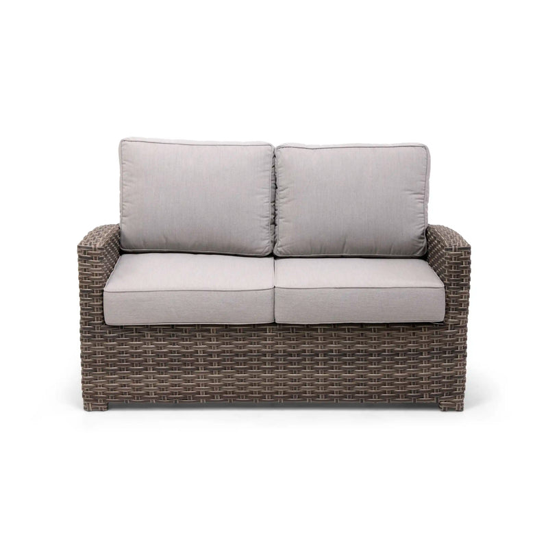 Woodridge Loveseat Canvas Steel - The Great Escape