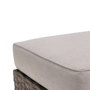 Woodridge Cushioned Ottoman - Canvas Steel - The Great Escape