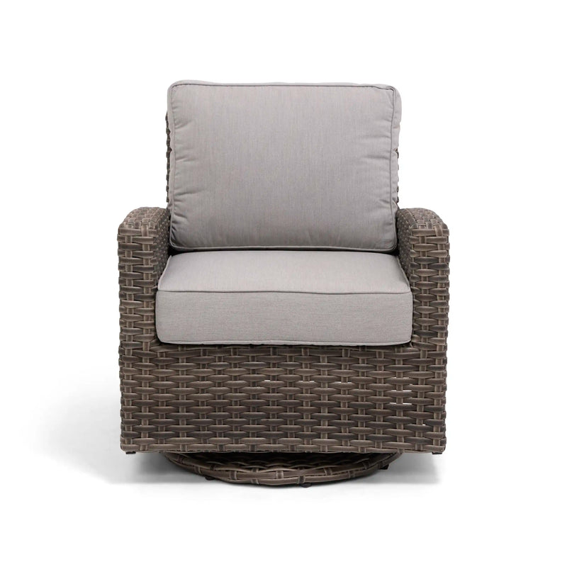 Woodridge Swivel Glider Canvas Steel - The Great Escape