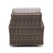 Woodridge Swivel Glider Canvas Steel - The Great Escape