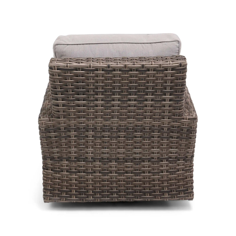 Woodridge Swivel Glider Canvas Steel - The Great Escape