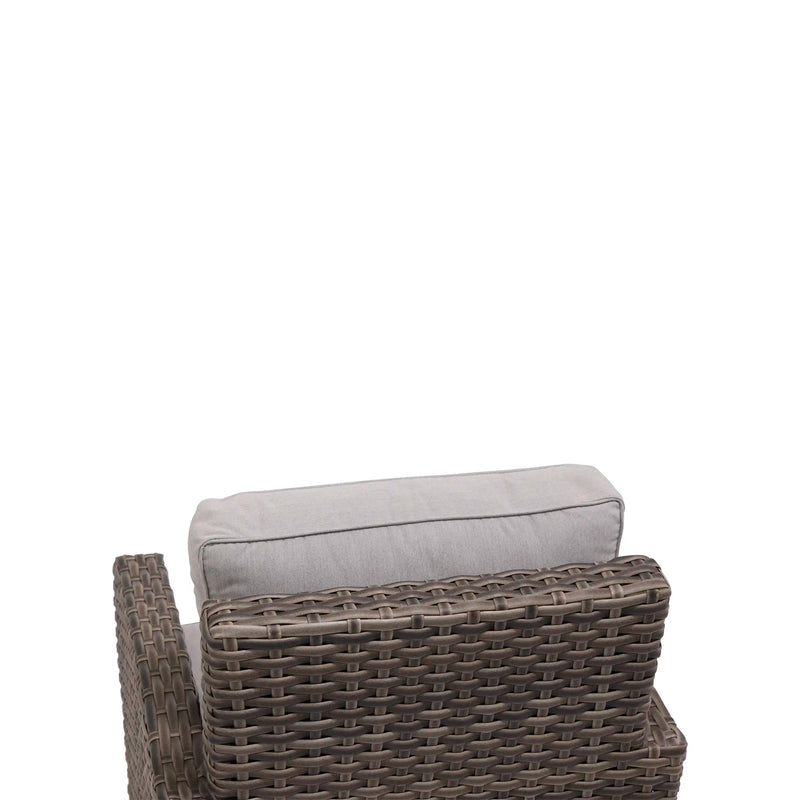 Woodridge Swivel Glider Canvas Steel - The Great Escape
