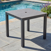 Woodridge 33 Inch Square Dura Slat Dining Table - The Great Escape