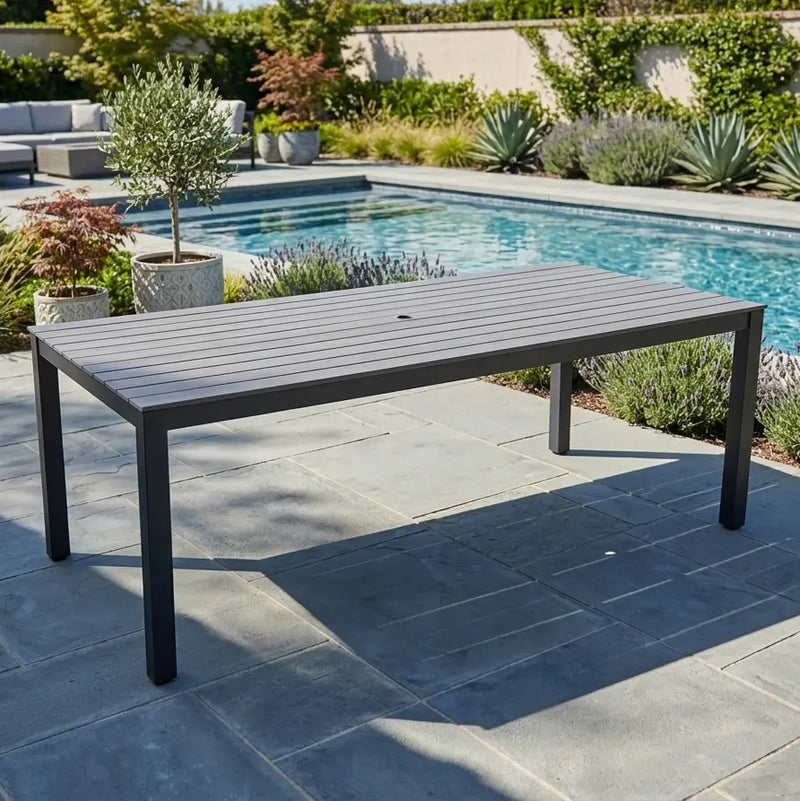 Woodridge 41x83 Inch Rectangle Dura Slat Dining Table - The Great Escape