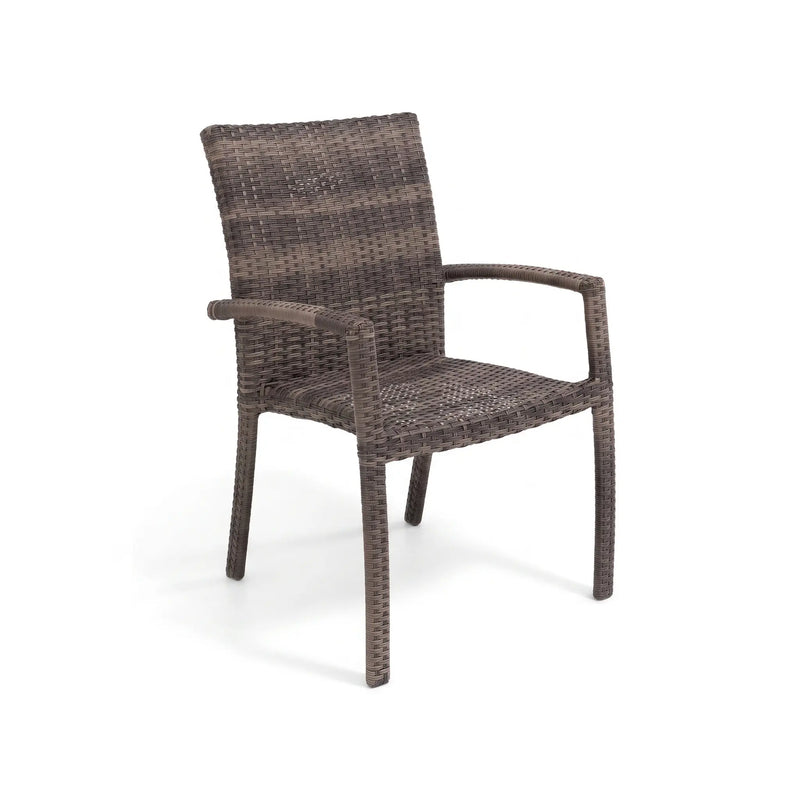 Woodridge Woven Stacking Arm Dining Chair - The Great Escape