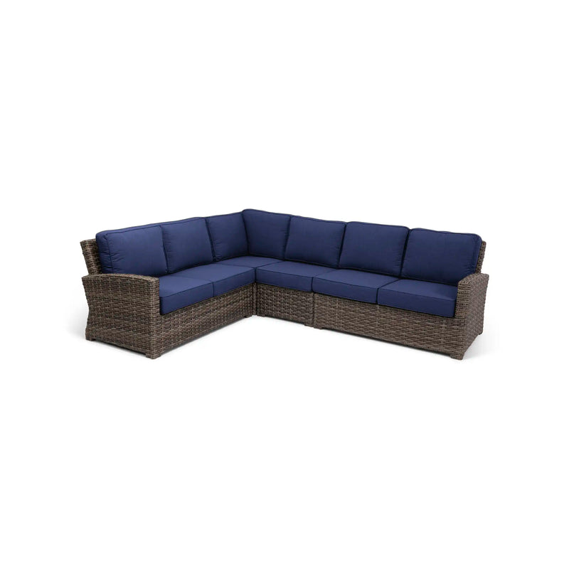 Woodridge 4 Piece Sectional Group Canvas Indigo - The Great Escape