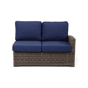 Woodridge Left Arm Loveseat Section Canvas Indigo - The Great Escape