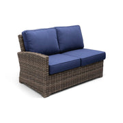Woodridge Right Arm Loveseat Section Canvas Indigo - The Great Escape