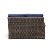Woodridge Right Arm Loveseat Section Canvas Indigo - The Great Escape