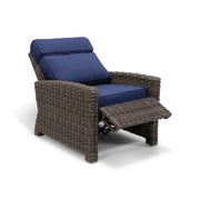 Woodridge Cushioned Recliner Canvas Indigo - The Great Escape