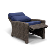 Woodridge Cushioned Recliner Canvas Indigo - The Great Escape