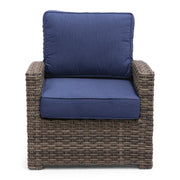 Woodridge Lounge Chair Canvas Indigo - The Great Escape