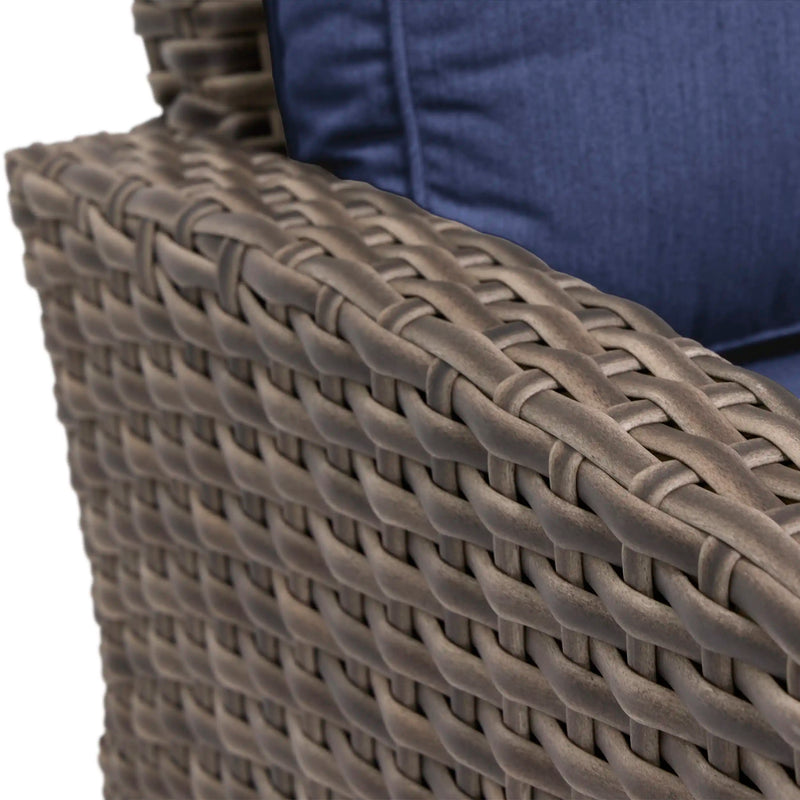 Woodridge Lounge Chair Canvas Indigo - The Great Escape