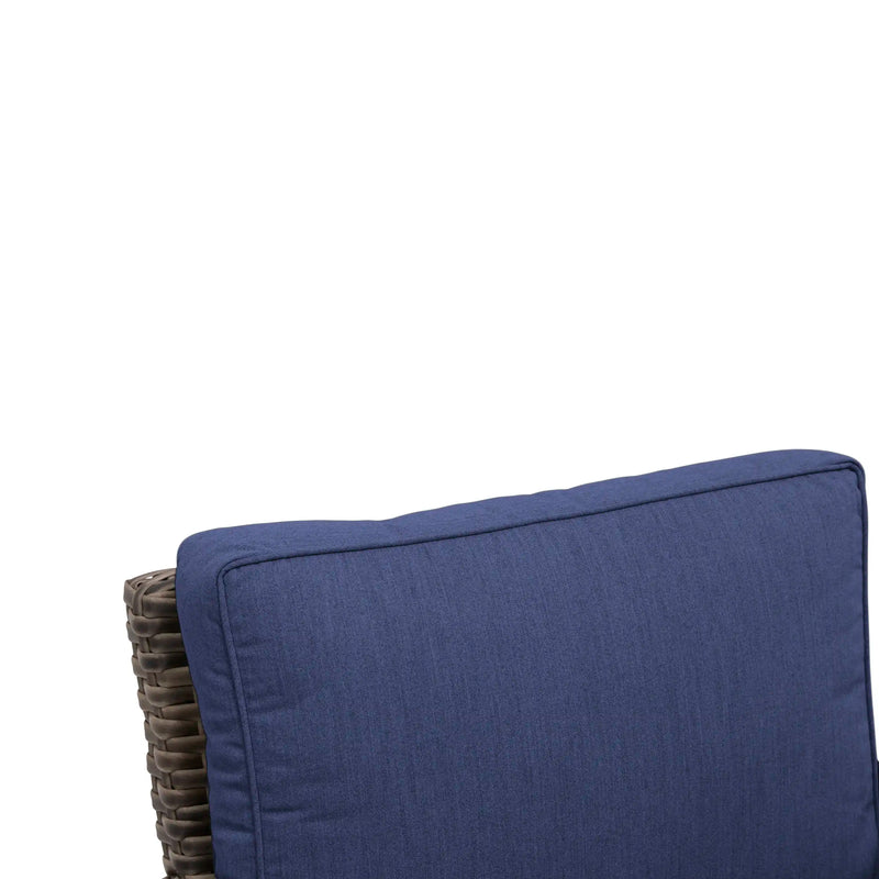 Woodridge Lounge Chair Canvas Indigo - The Great Escape