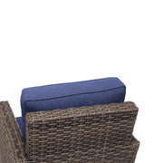 Woodridge Lounge Chair Canvas Indigo - The Great Escape