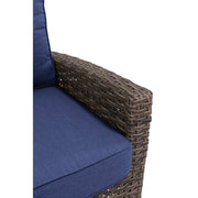 Woodridge Swivel Glider Canvas Indigo - The Great Escape