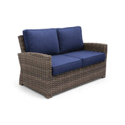 Woodridge Loveseat Canvas Indigo - The Great Escape
