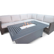 Woodridge 6 Piece Sectional Firepit Group - The Great Escape