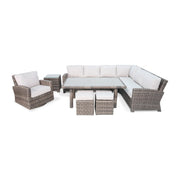 Woodridge 9 Piece Sectional Conversation Chat Group - The Great Escape