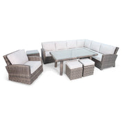 Woodridge 9 Piece Sectional Conversation Chat Group - The Great Escape