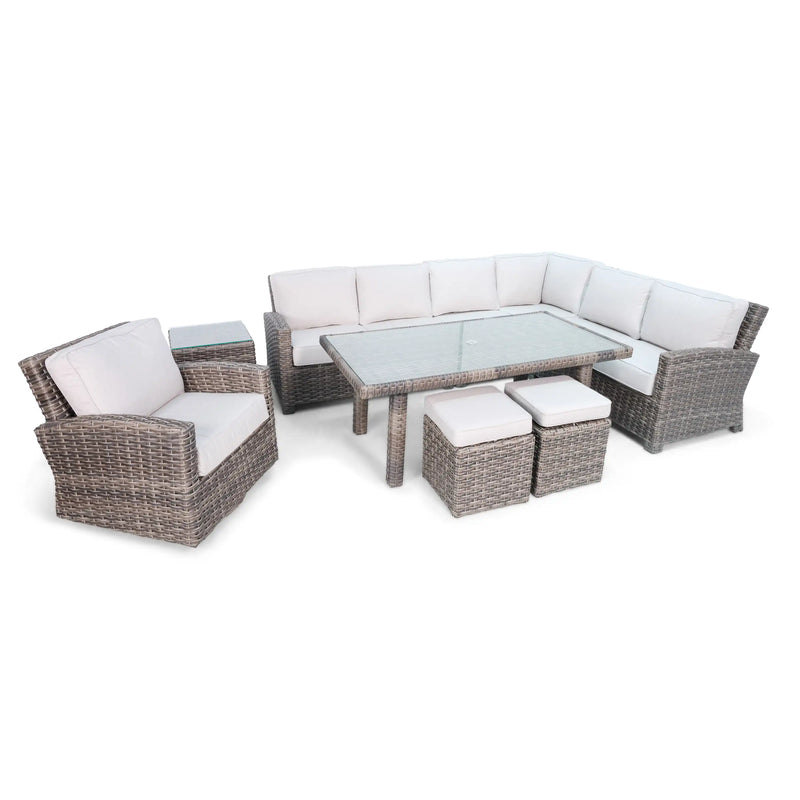Woodridge 9 Piece Sectional Conversation Chat Group - The Great Escape