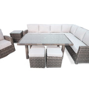 Woodridge 9 Piece Sectional Conversation Chat Group - The Great Escape