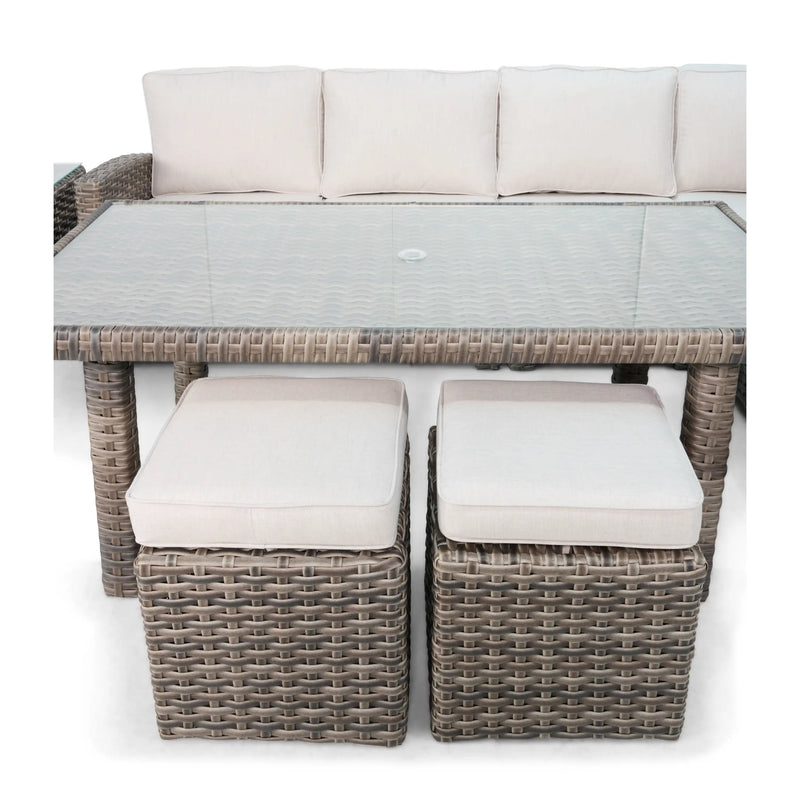 Woodridge 9 Piece Sectional Conversation Chat Group - The Great Escape