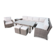 Woodridge 9 Piece Sectional Conversation Chat Group - The Great Escape
