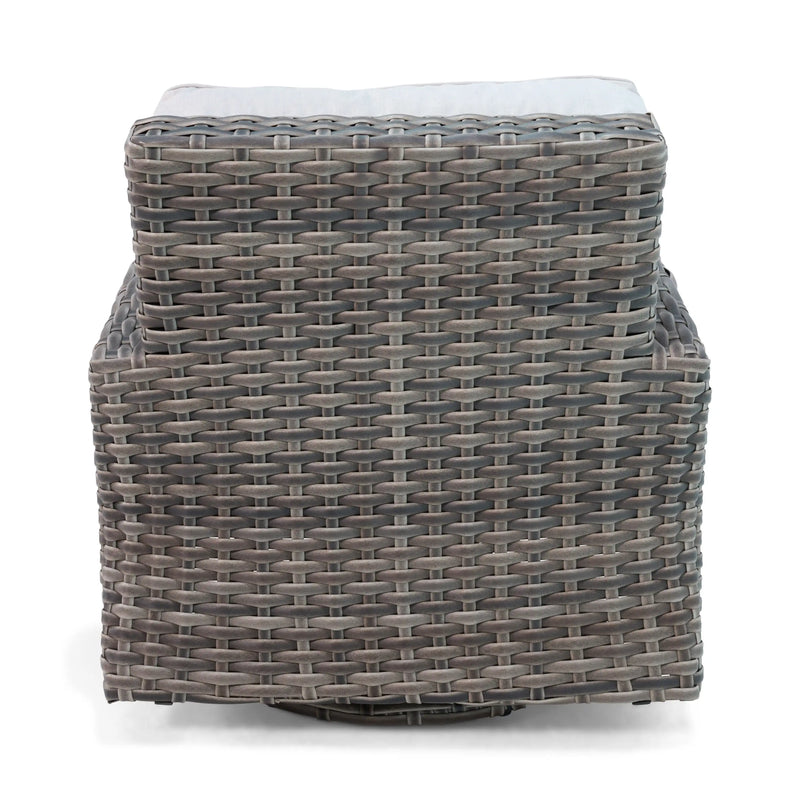 Woodridge Woven Swivel Glider - The Great Escape
