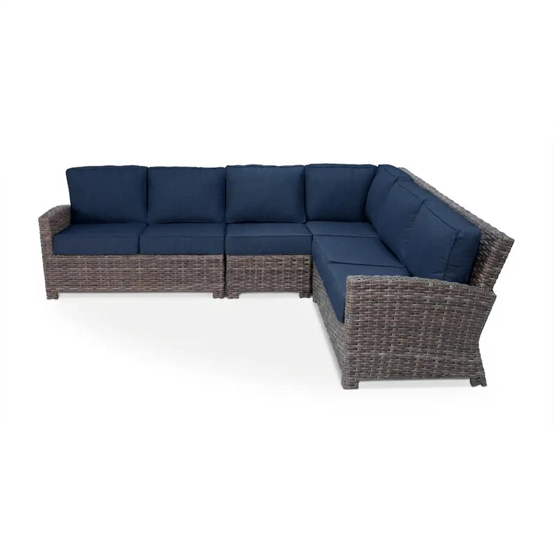 Woodridge 4 Piece Sectional Group Spectrum Indigo - The Great Escape