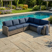 Woodridge 4 Piece Sectional Group Spectrum Indigo - The Great Escape