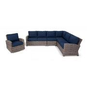 Woodridge 5 Piece Sectional Group Spectrum Indigo - The Great Escape