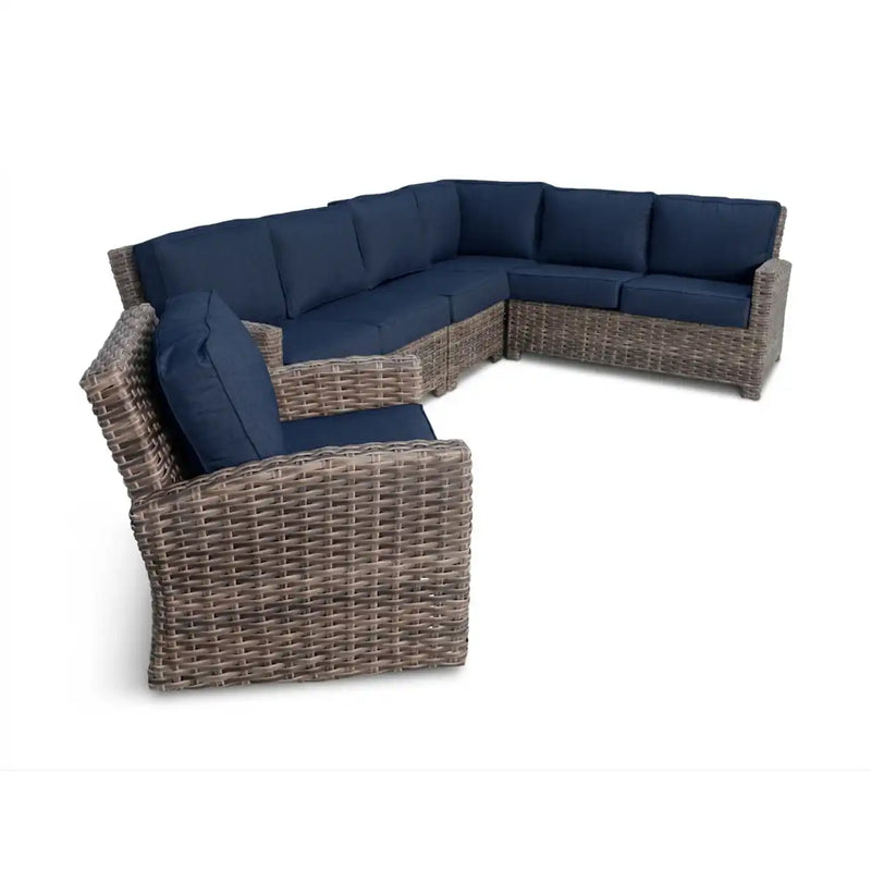 Woodridge 5 Piece Sectional Group Spectrum Indigo - The Great Escape