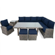 Woodridge 9 Piece Sectional Group Spectrum Indigo - The Great Escape