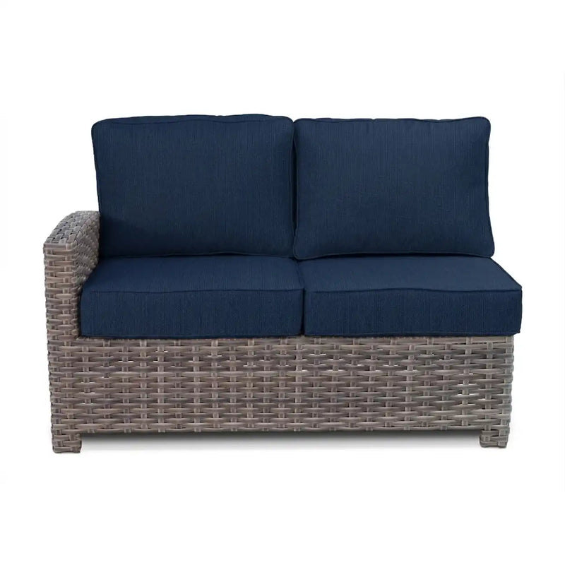 Woodridge Right Arm Loveseat Section Piece Spectrum Indigo - The Great Escape
